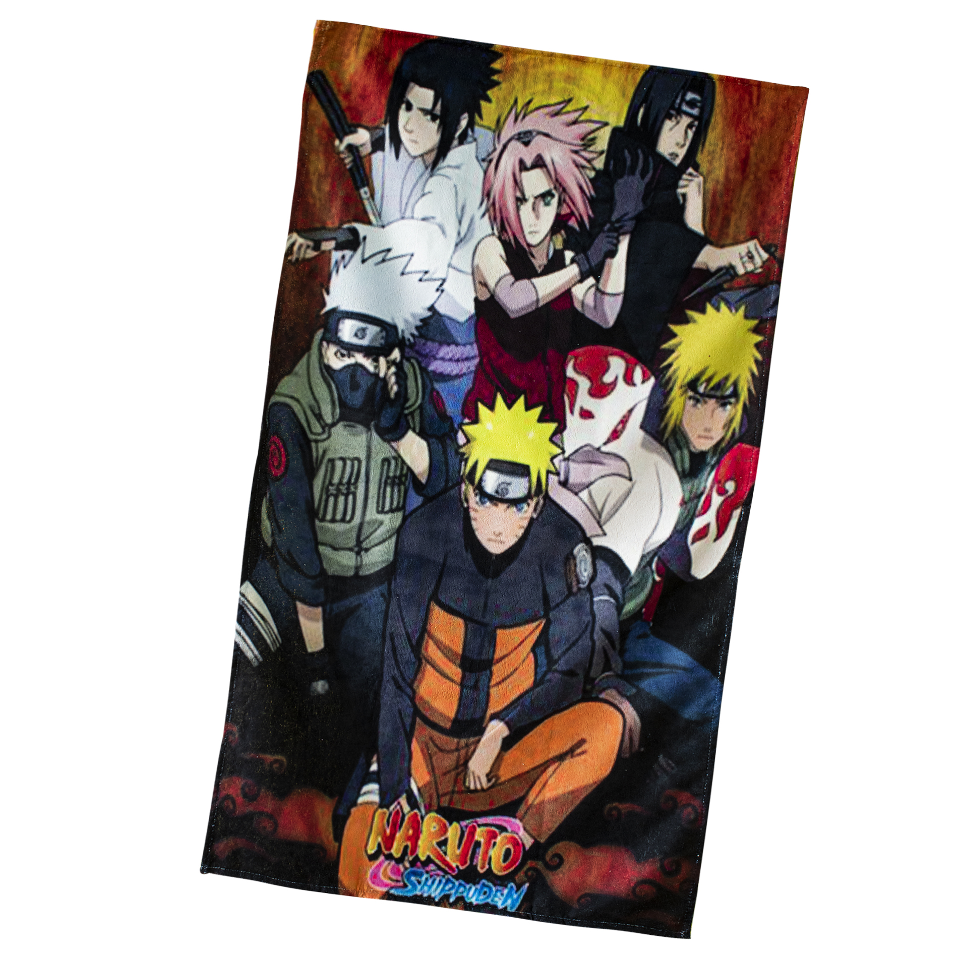 Toalla De Baño Microfibra Poliester Diseño Naruto Anime