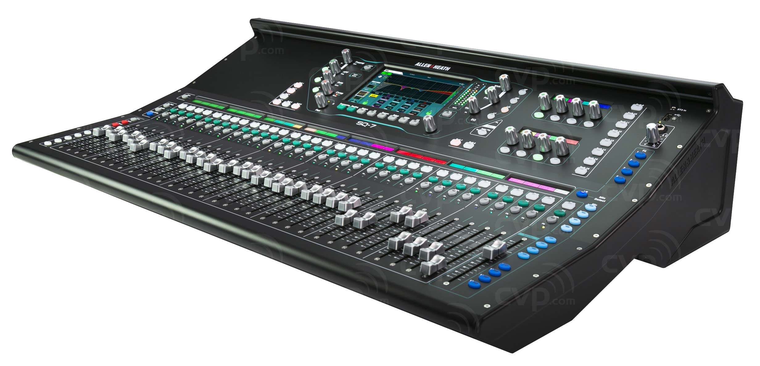 Allen & Heath SQ 7 Mezcladora Digital 48 Canales Interfaz USB-Negro