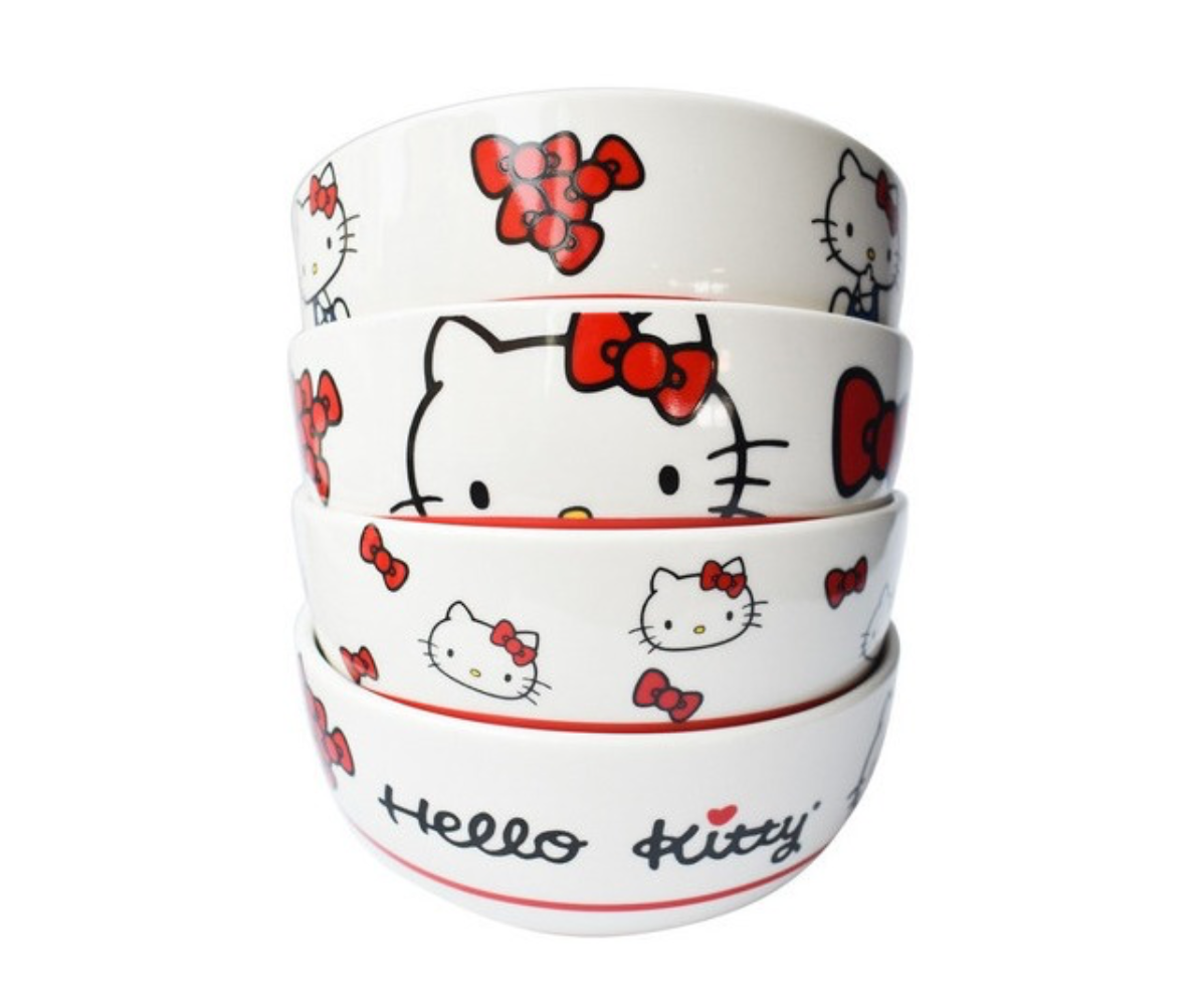 Vajilla hello kitty online porcelana