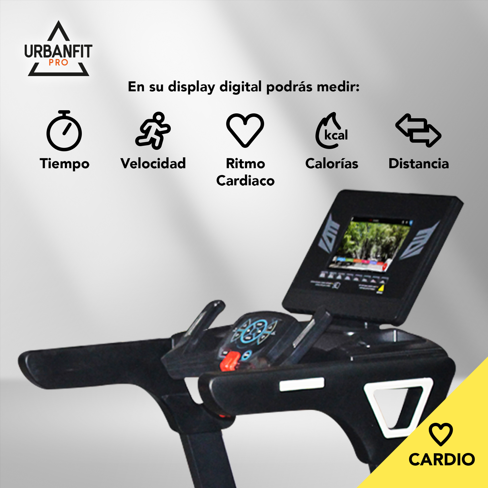 Caminadora Eléctrica 4 HP, UrbanFit Pro, Bluetooth y Bocina 