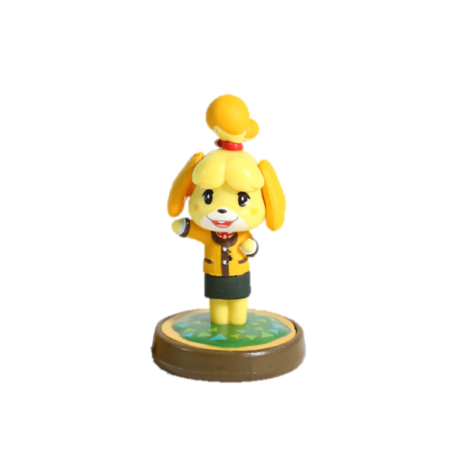 Figura Animal Crossing Canela / Isabelle Estilo Amiibo Modelo 1