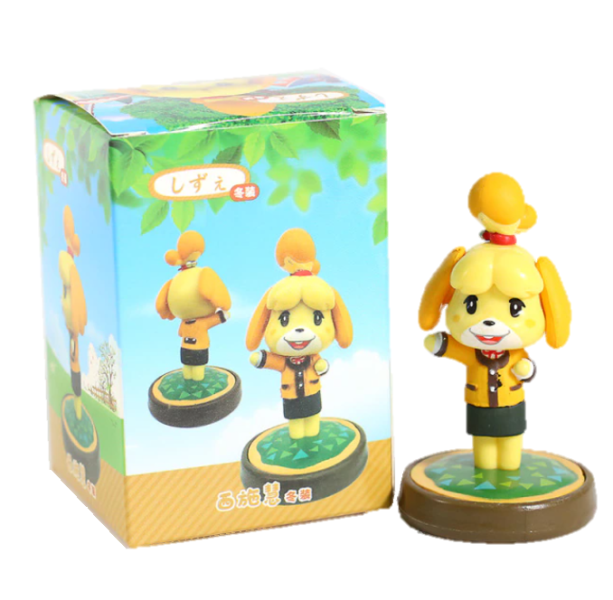 Figura Animal Crossing Canela / Isabelle Estilo Amiibo Modelo 1