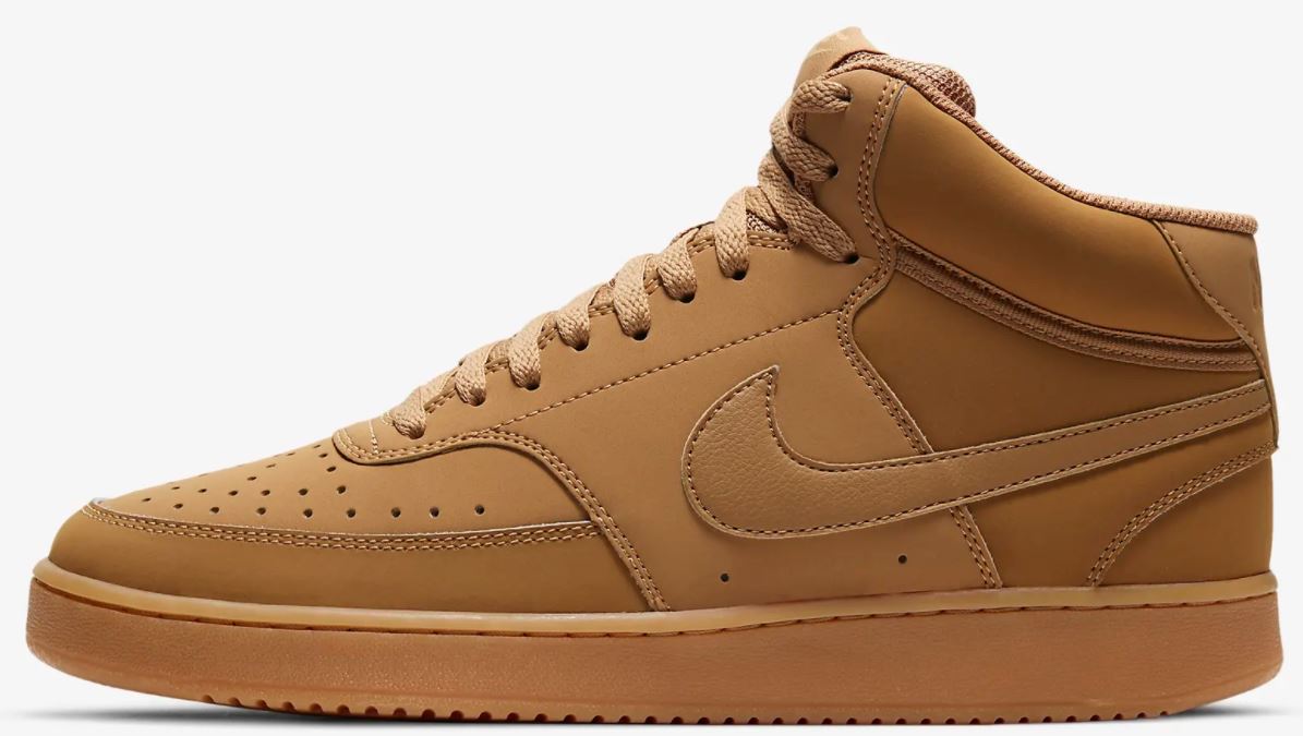 Tenis Nike Court Vision Mid Para Hombre Casual Camel Original