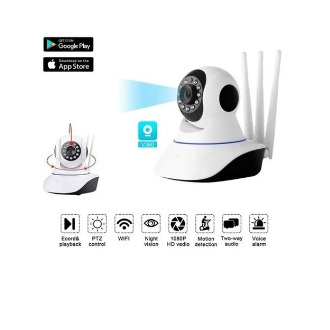 Cámara De Seguridad Inteligente Wifi  Smart 