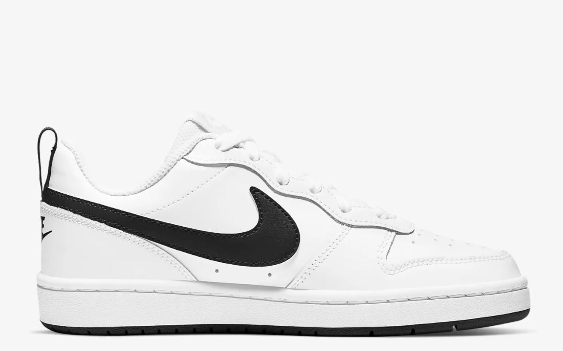 Tenis Nike Borough Low 2 Para Niño Blanco | BQ5448-104