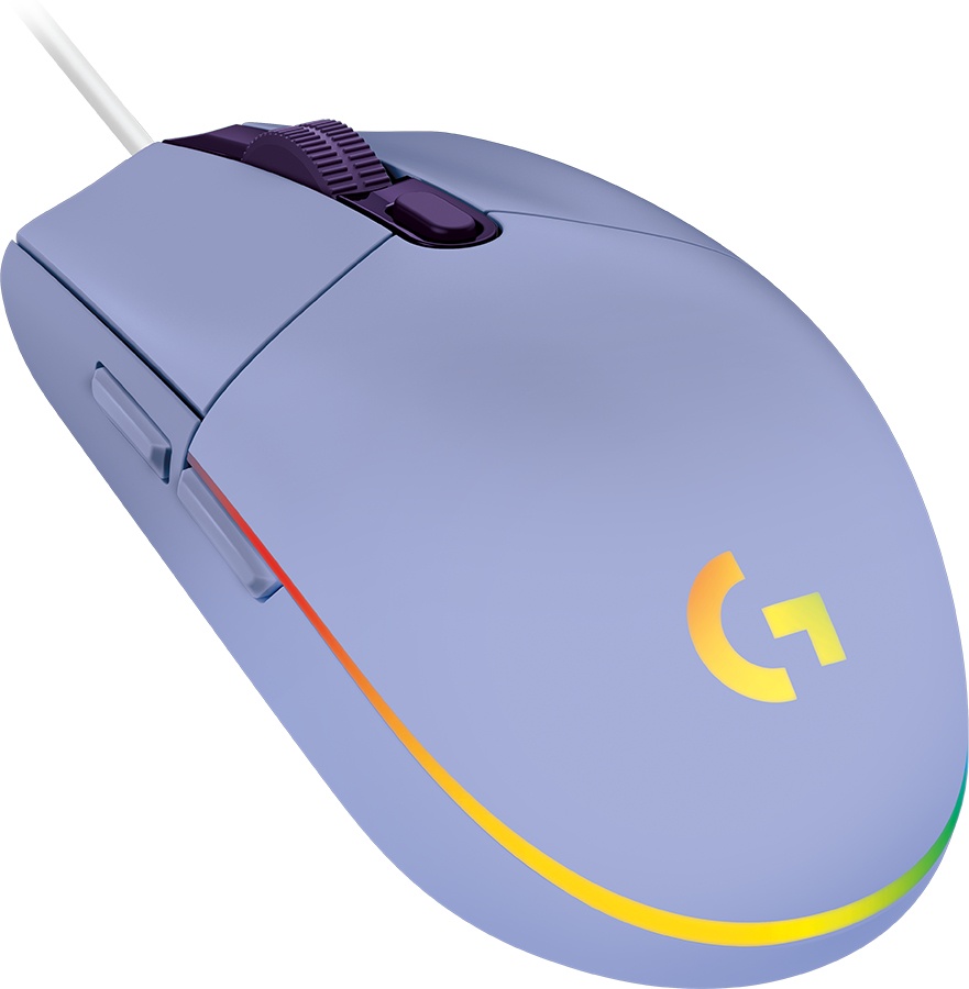 MOUSE LOGITECH G203 GAMER MORADO
