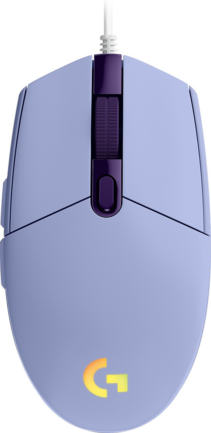 MOUSE LOGITECH G203 GAMER MORADO