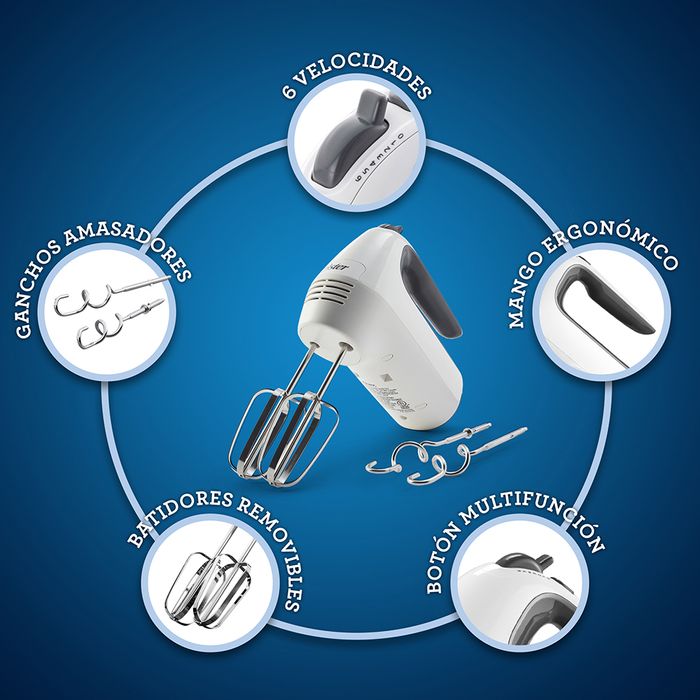Batidora Manual Oster FPSTHM3532-013 blanca