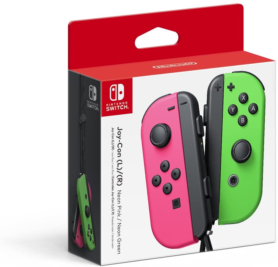 Joy Con (L/R) Neon Green / Neon Pink para Nintendo Switch