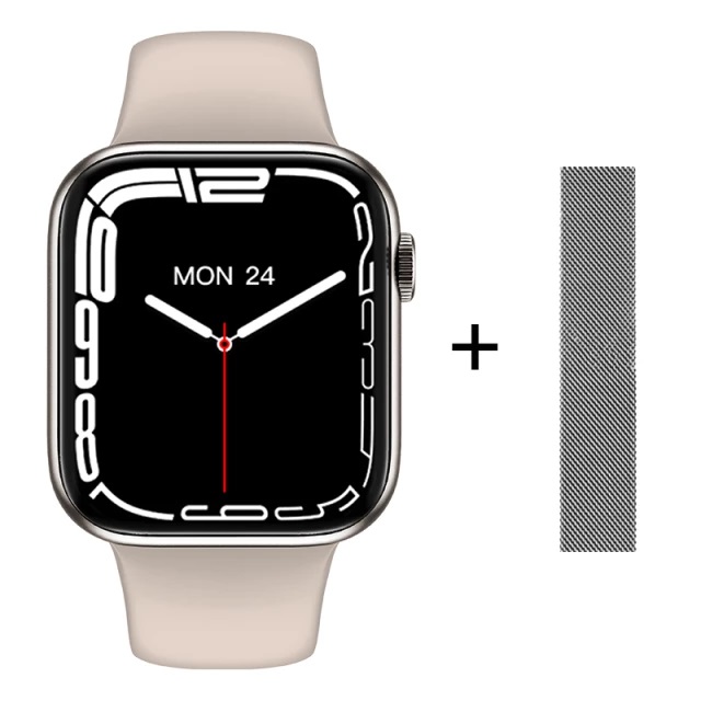 Reloj Inteligente SmartWatch H 37 Gama Alta Serie 7 , Pantalla Completa, 44mm, Resistente al agua, Llamadas, Hombre, Mujer