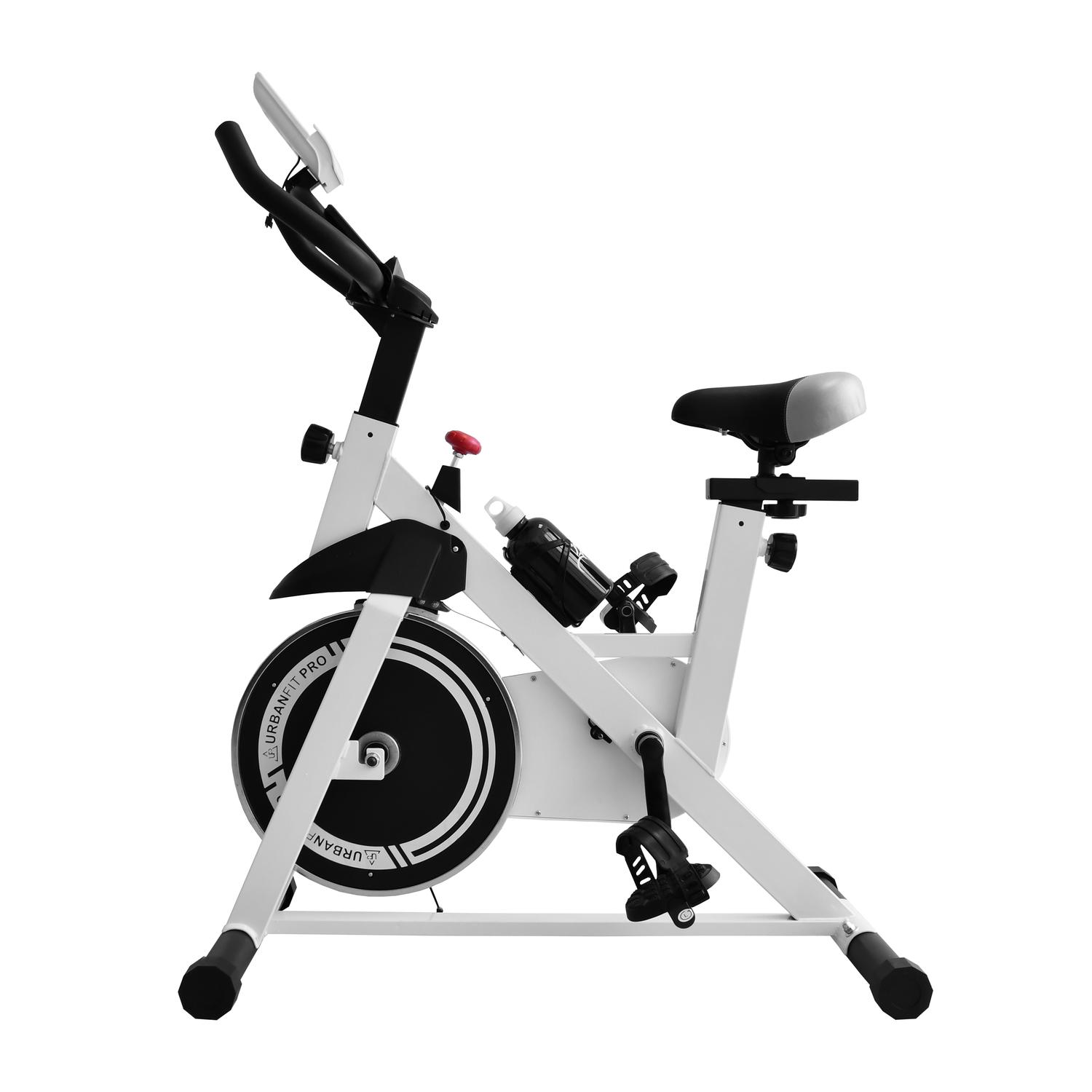 Bicicleta Spinning Estática UrbanFit Pro, Disco de 7 Kg