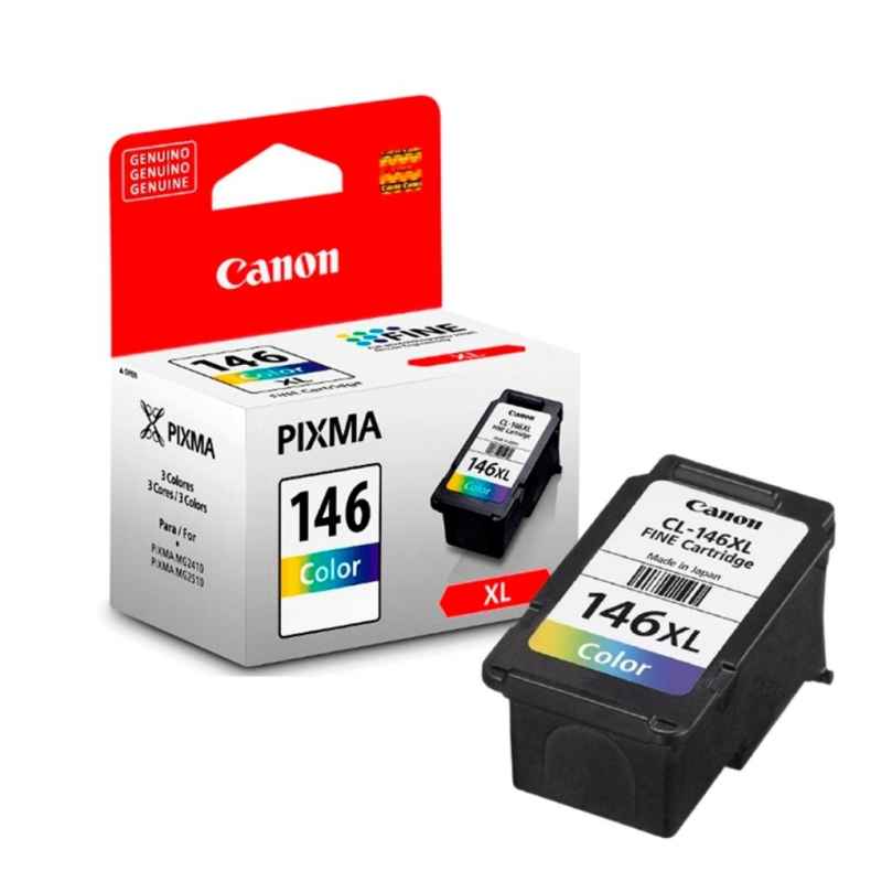 Cartucho canon 146 Cartuchos Tinta Canon 145 XL Negro 146XL Color Para Impresora TS3110 y MG2510