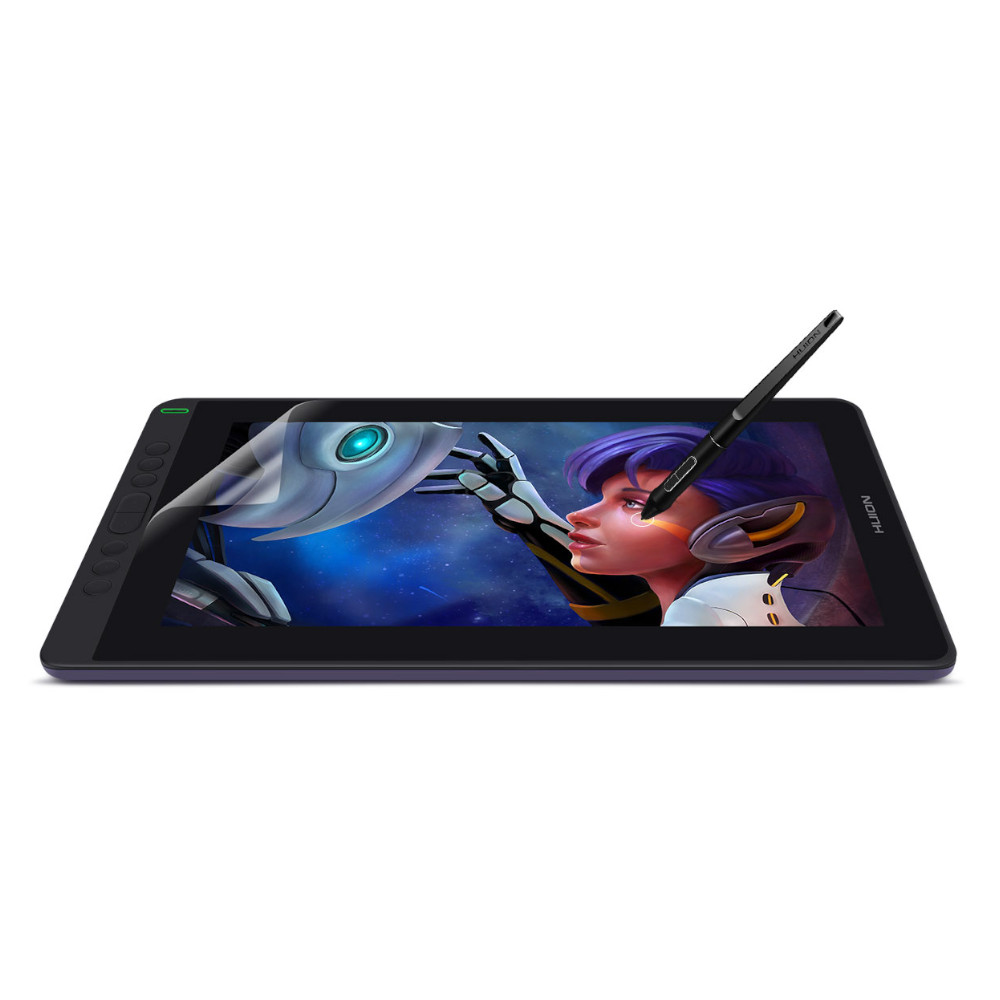 Tableta Gráfica Monitor Huion Kamvas 13 Diseño Dibujo Verde