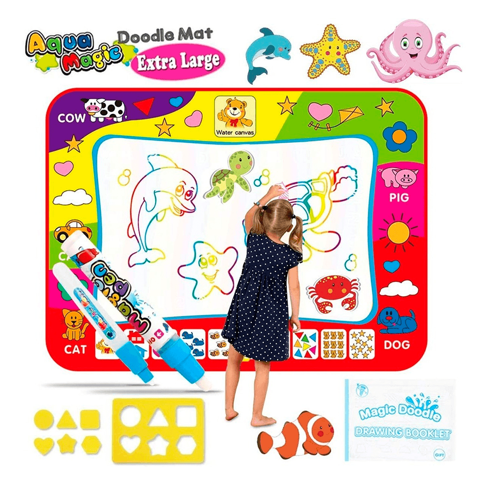Tapete Para Dibujo Agua Magica Doodle Pizarra Dibujo 80x60cm