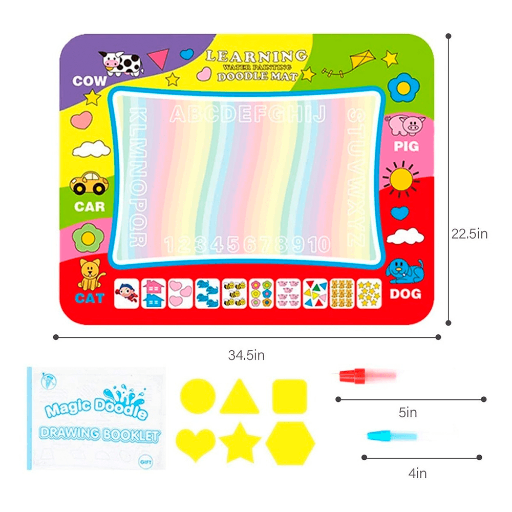 Tapete Para Dibujo Agua Magica Doodle Pizarra Dibujo 80x60cm
