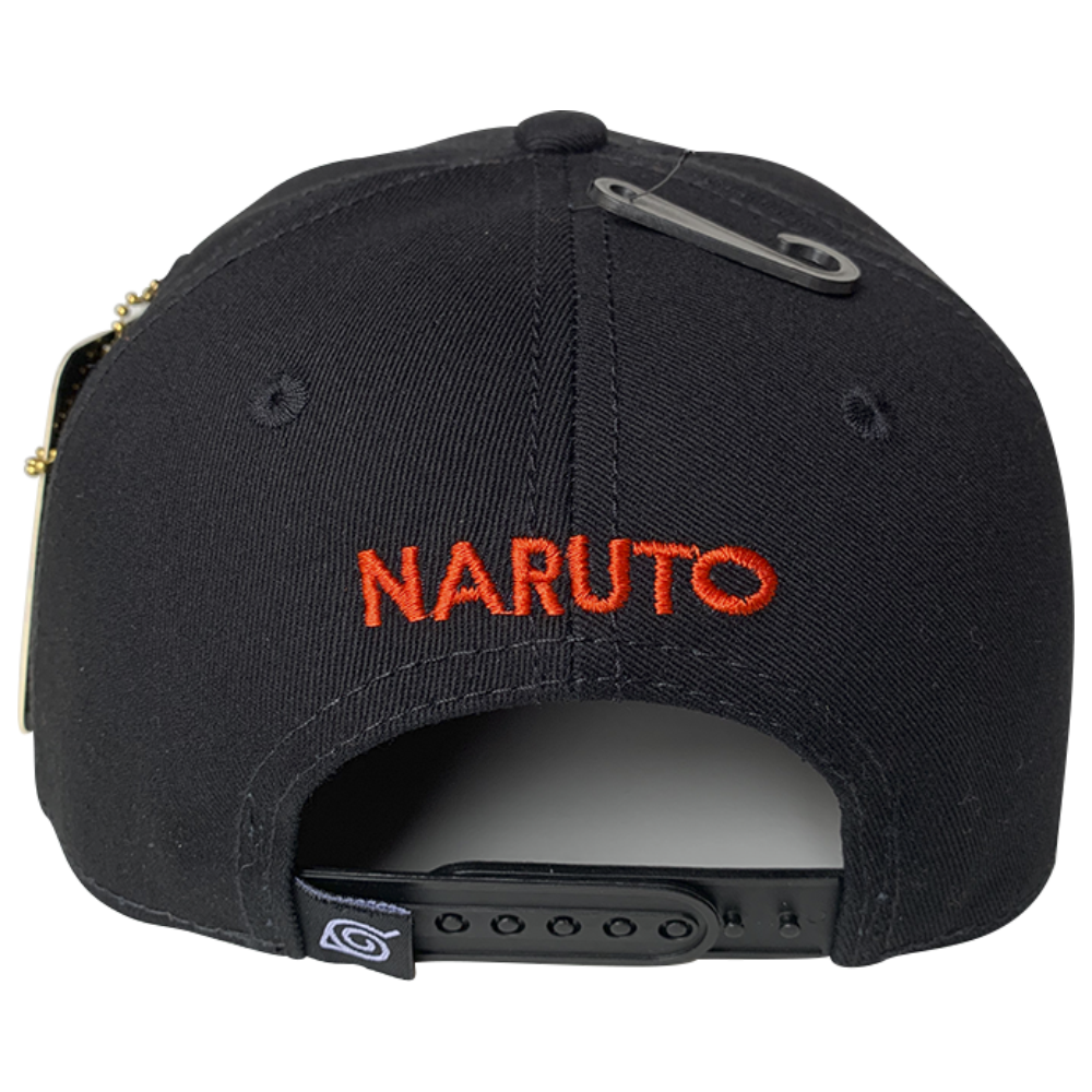 Gorra Naruto Shippuden, Naruto Uzumaki, logo bordado alto relieve