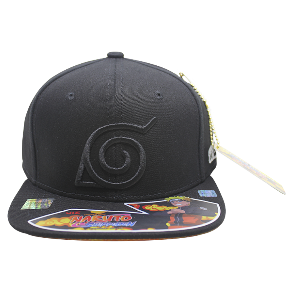 Gorra Naruto Shippuden, Naruto Uzumaki, logo bordado alto relieve