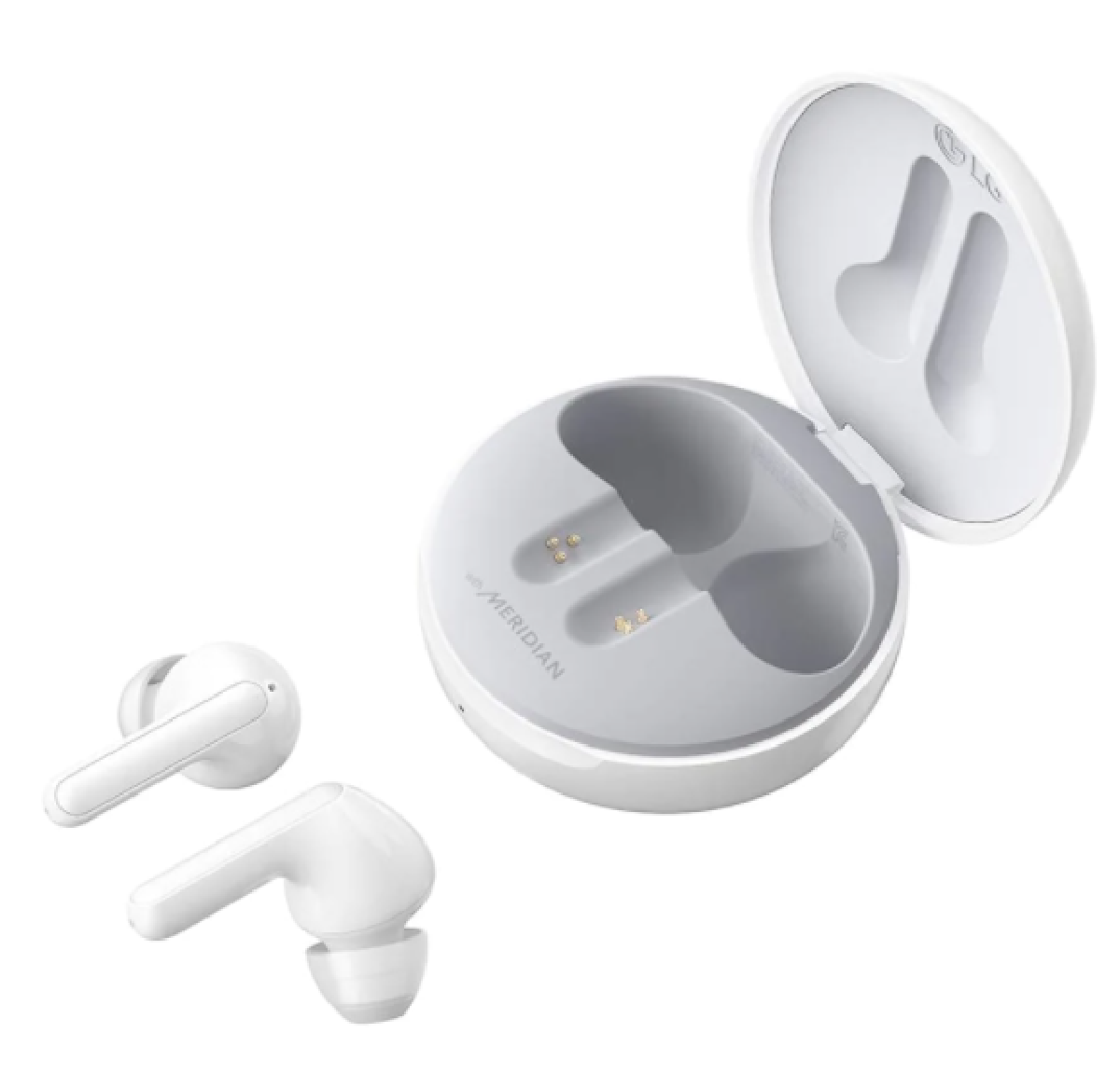 Audifonos Inalambricos Blancos LG Meridian Bluetooth HBS-FN4/W