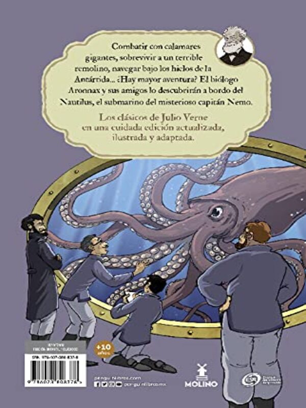 Veinte mil leguas de viaje submarinoJulio Verne.