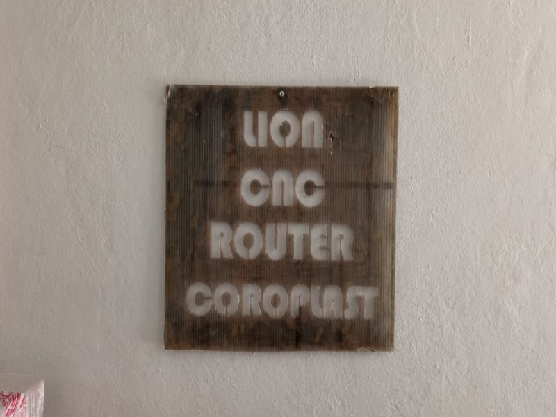 Lion Cnc Router Mecha 122x244 con vectores!