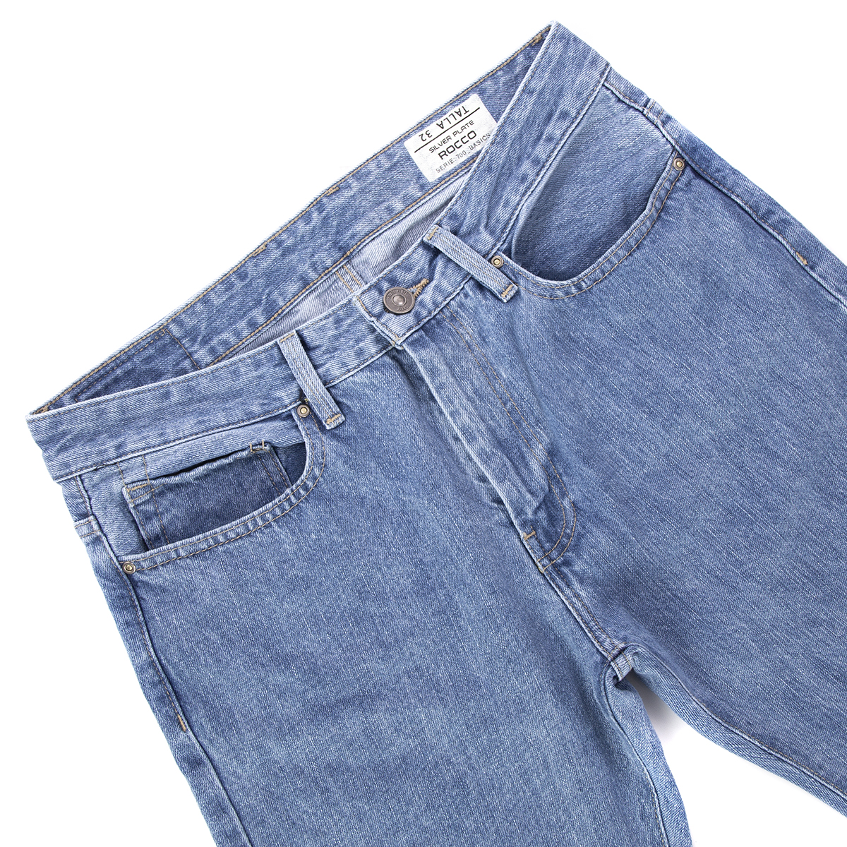 Jeans Classic Fit Rocco 701 Silver Plate