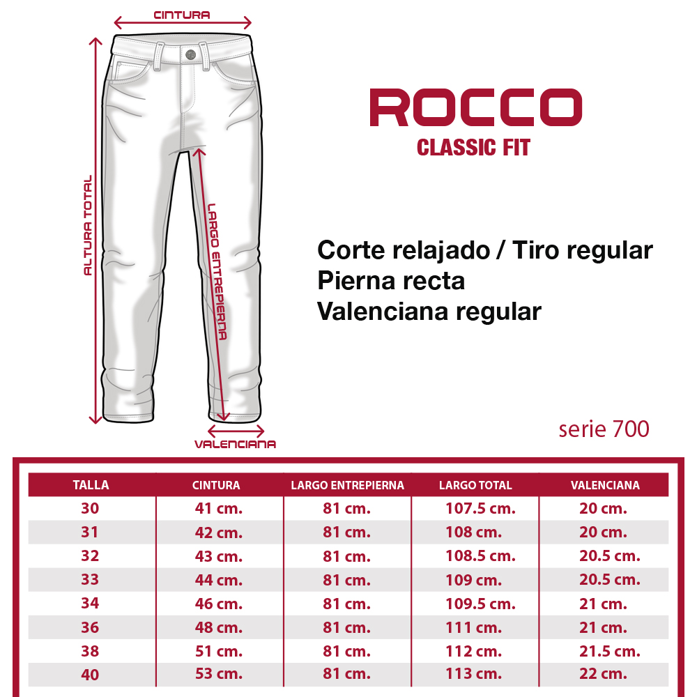 Jeans Classic Fit Rocco 701 Silver Plate