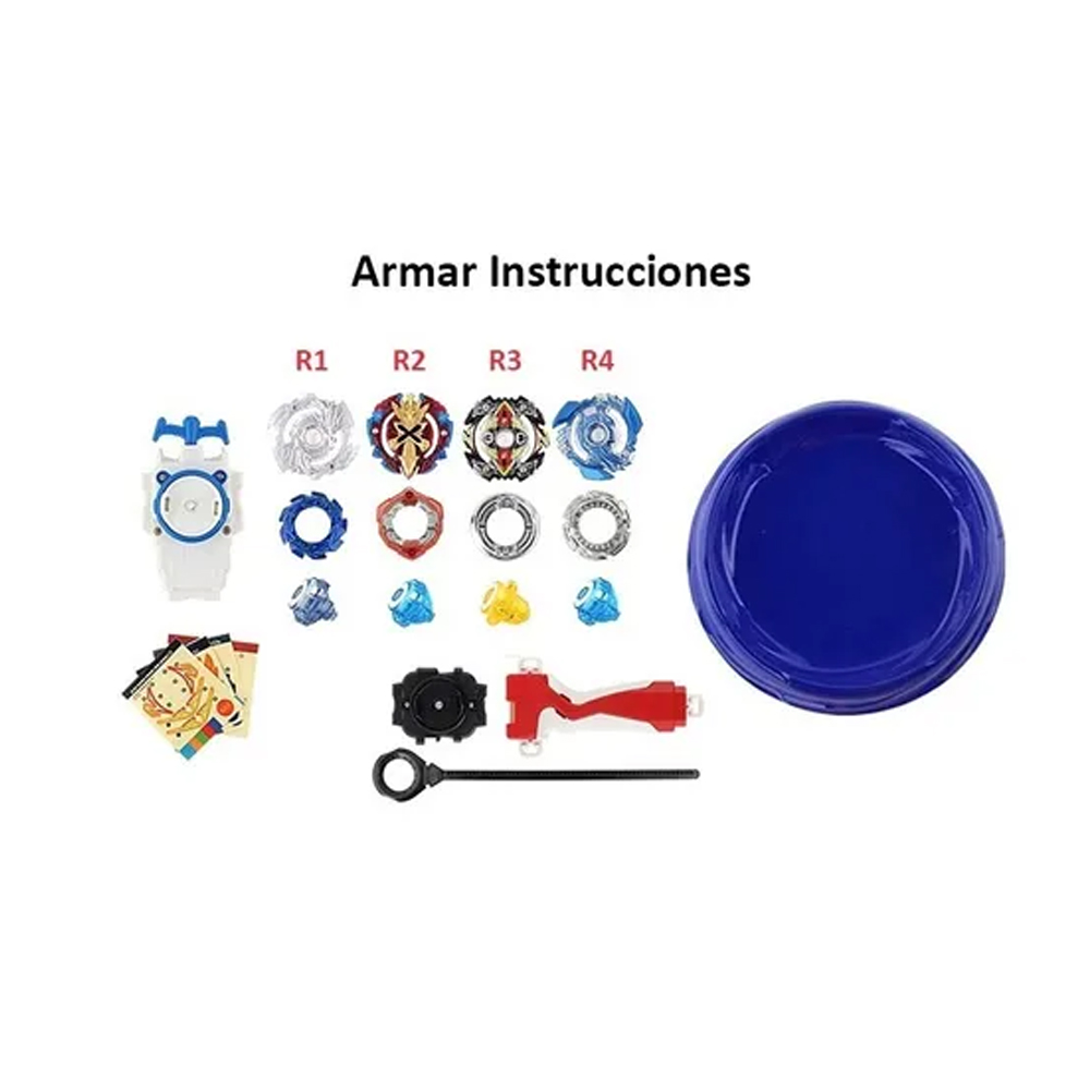 Beyblade Burst Game 4pcs Juguetes De Batalla Con Estadio.