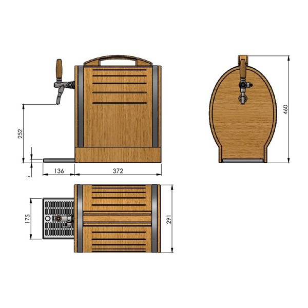 Dispensador de Cerveza de Barril Soudek 30K