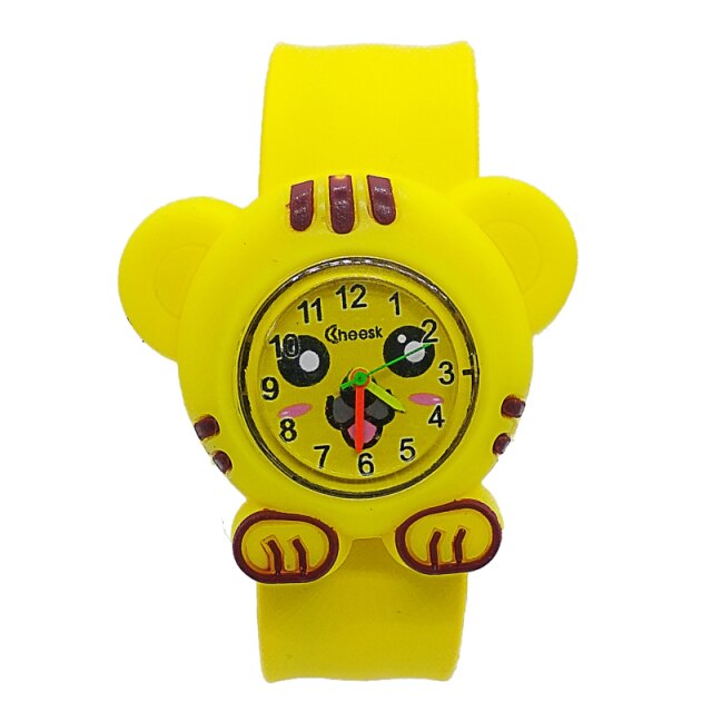 Reloj Slap Tigre Amarillo de Pulsera Para Ni os