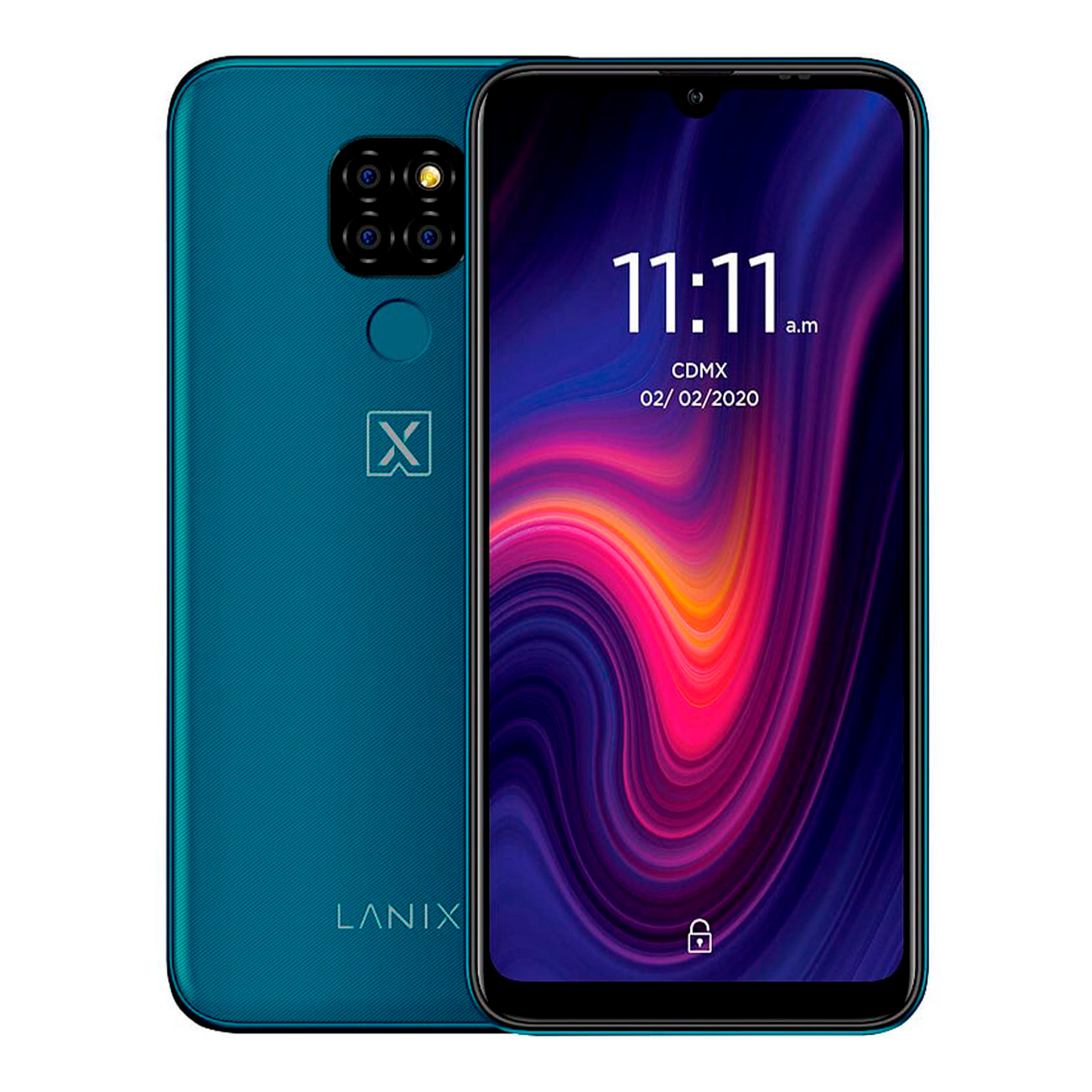 Teléfono Celular Smartphone 4G Lanix Alpha 1T, Verde, de 6.1'', Android 10, 3GB/32GB, con Cámara de 13+2+2MPX