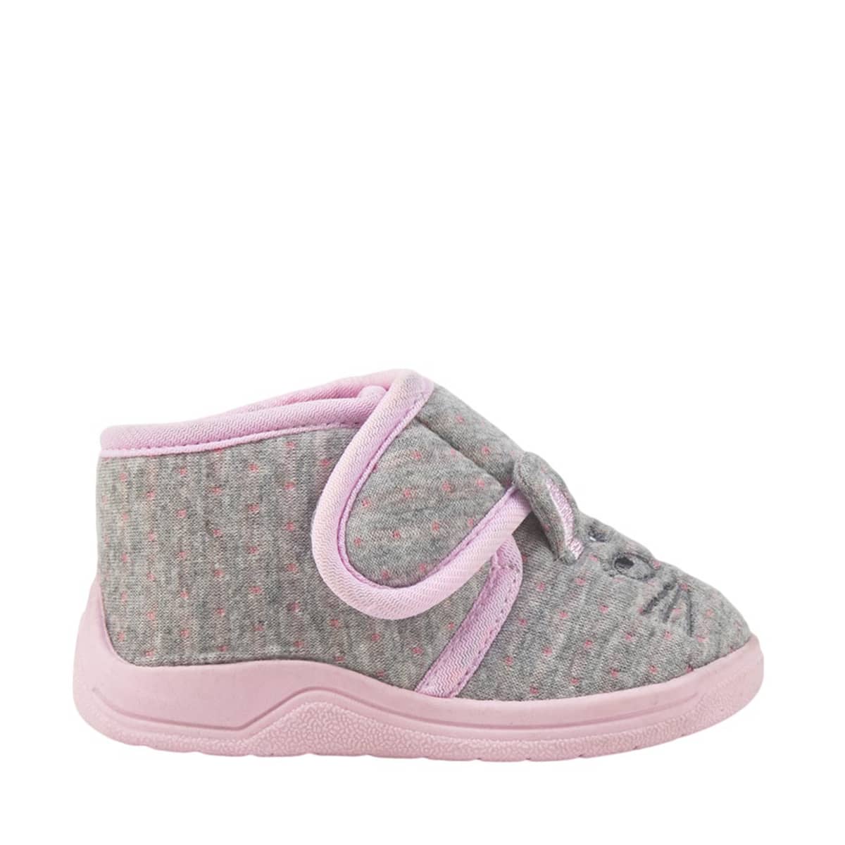 Pantufla para niña gris, en forma de ratón, Vivis Shoes Kids, mod. 182036