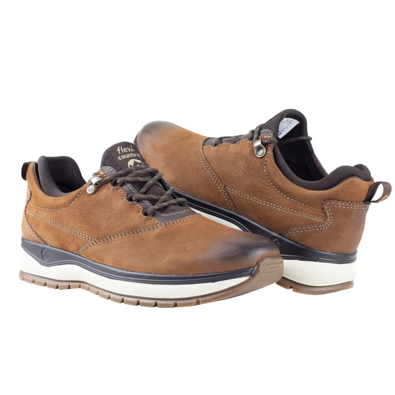 ZAPATO OUTDOOR FLEXI COUNTRY CABALLERO 401001 DARK TAN