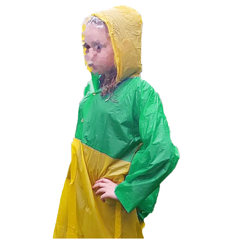 CHIC FANTASY Poncho Impermeable para Niñas Ropa para Lluvia Chubasquero reutilizable