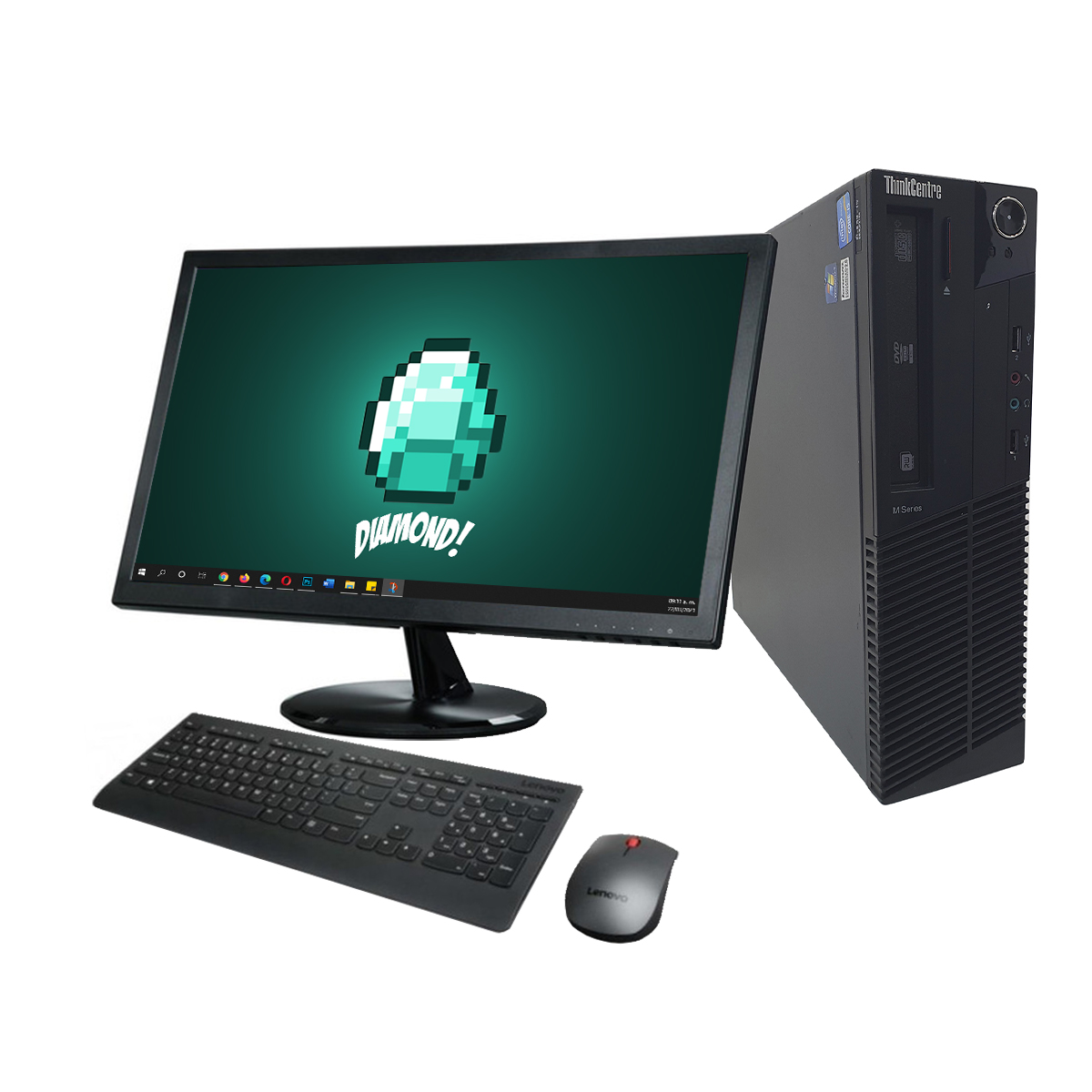 COMPUTADORA DE ESCRITORIO LENOVO CORE I5 8GB RAM 500GB HDD MONITOR 22 WIFI