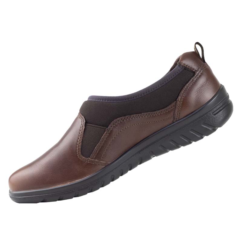 ZAPATOS BONITOS PARA DAMA FLEXI 35301 CAFÉ COMODOS ORIGINALES