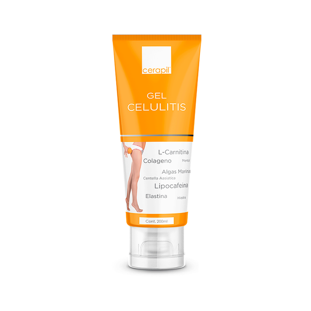 Crema Gel Anti-Celulitis Efecto Slim Reafirmante  Con Colageno