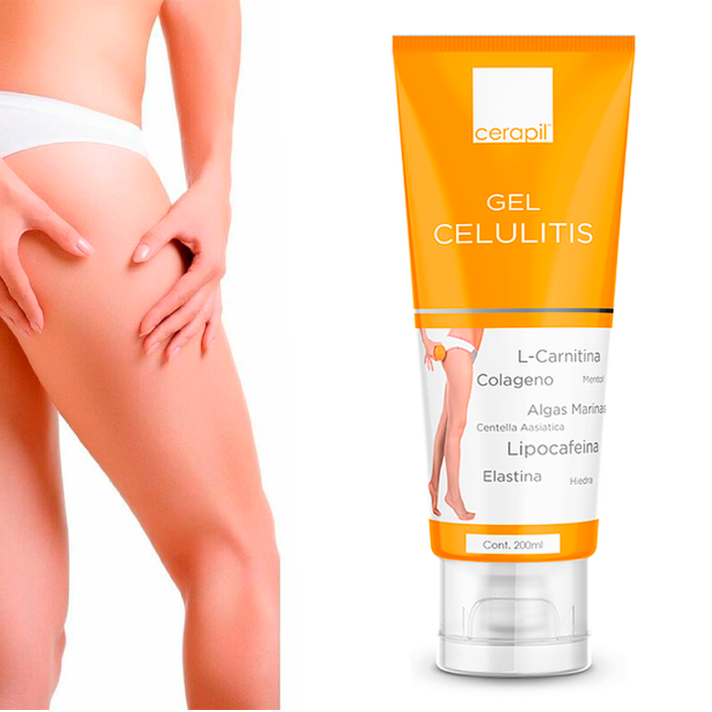 Crema Gel Anti-Celulitis Efecto Slim Reafirmante  Con Colageno