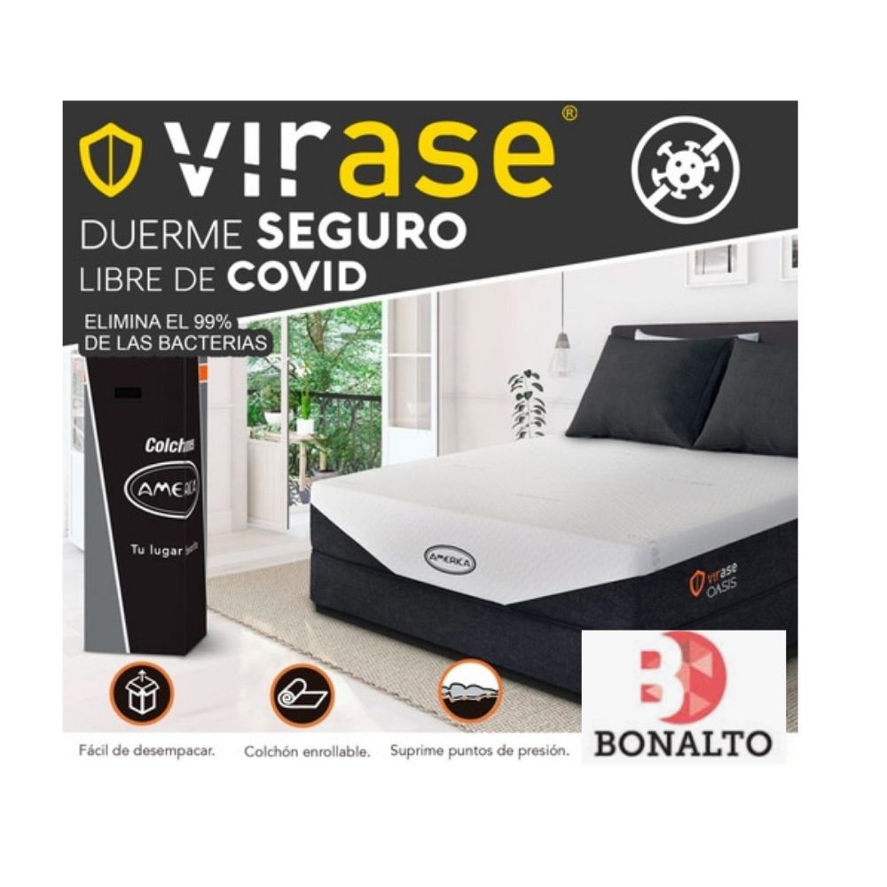 Colchón queen size oasis marca américa