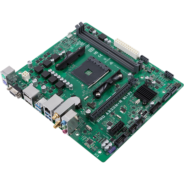 Tarjeta Madre ASUS PRO A320M-R WIFI AM4 DDR4 Micro ATX OEM