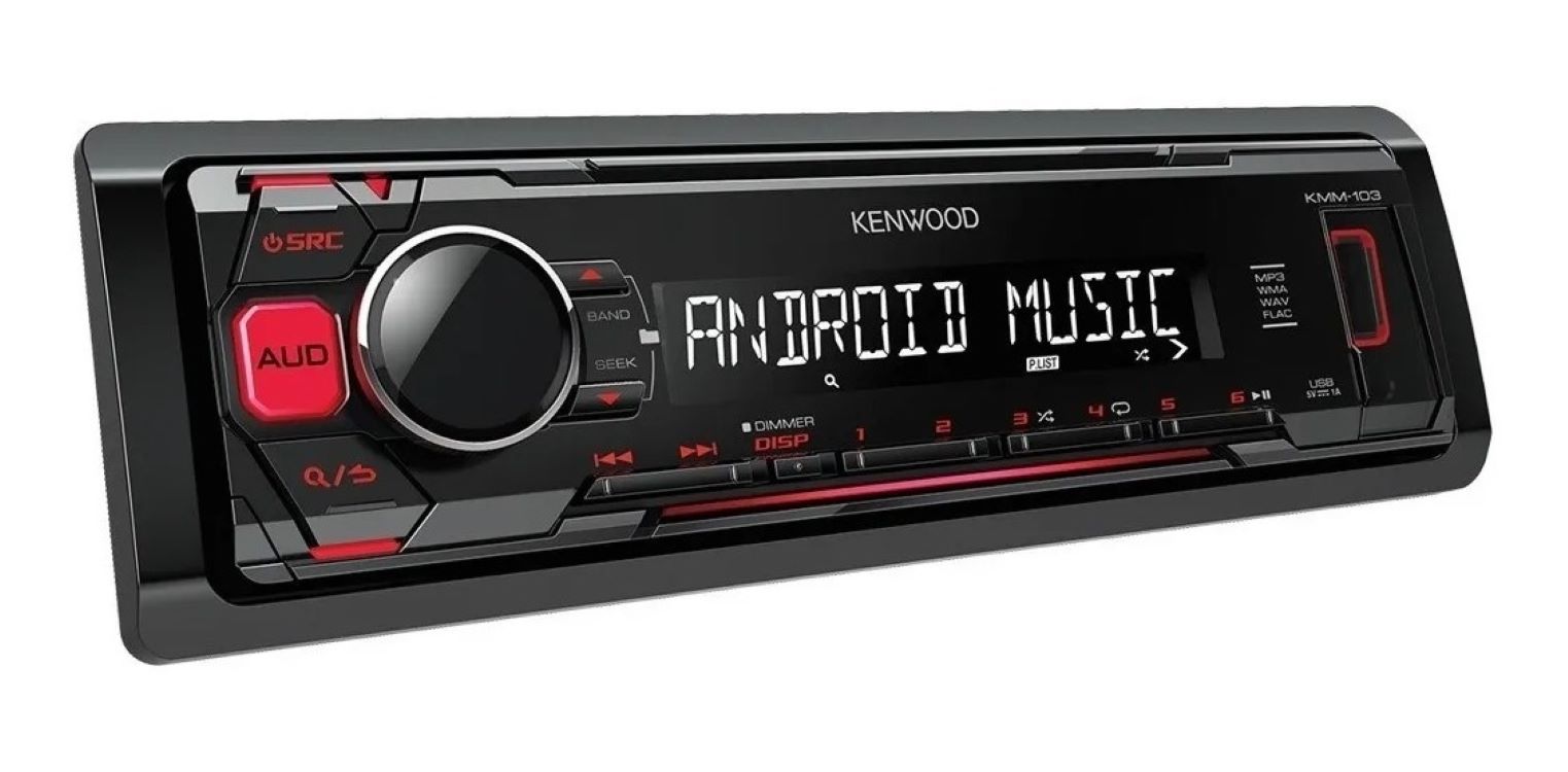 Autoestéreo Kenwood KMM-105 USB Y Auxiliar 