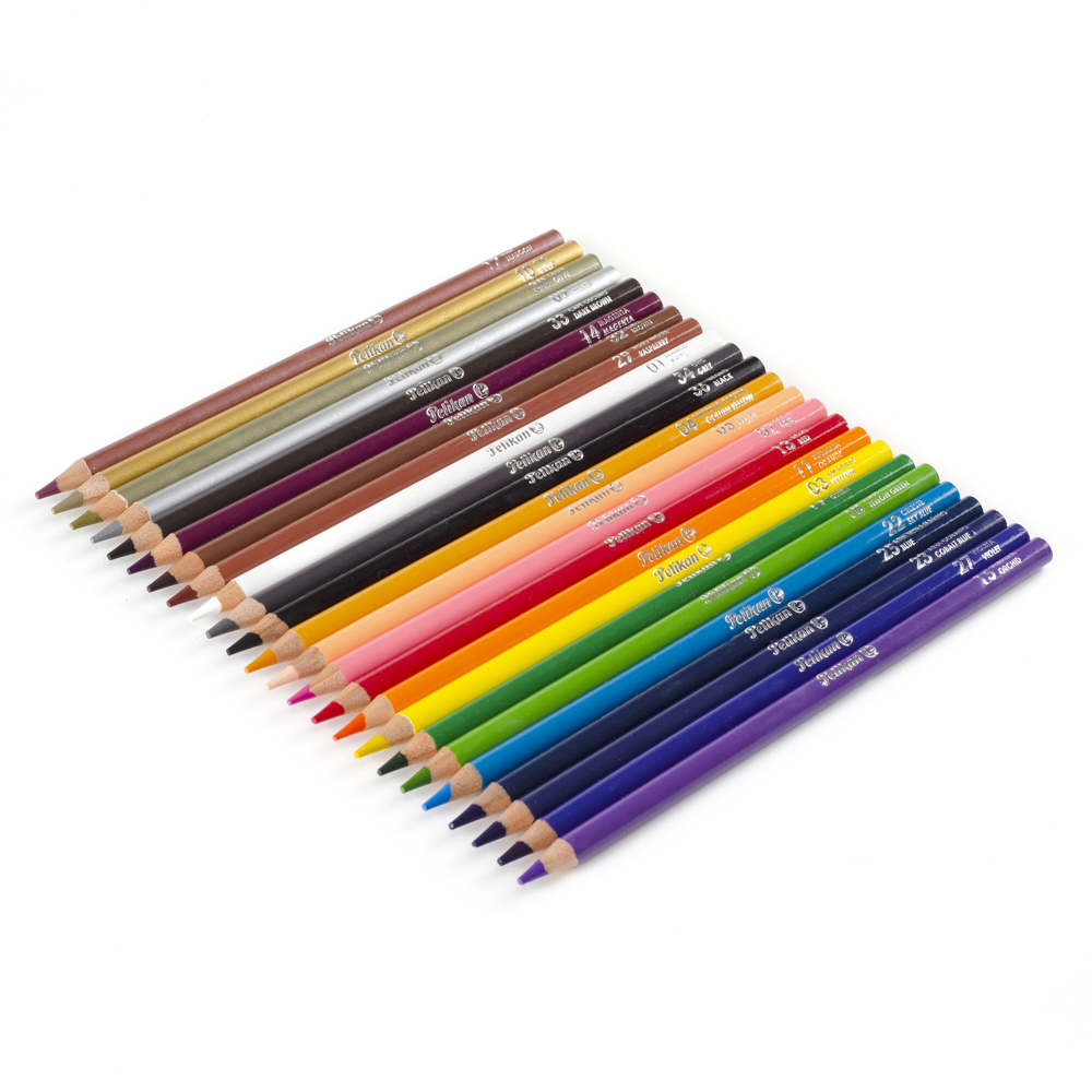 Lápices de Colores Pelikan con 24 piezas Largos 