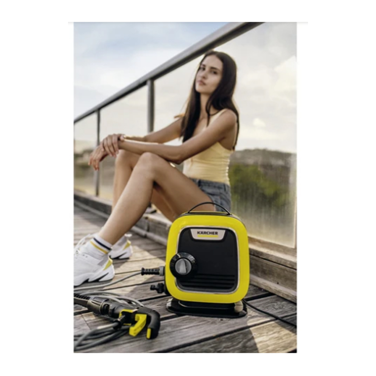 Hidrolavadora Eléctrica Portátil Karcher K Mini 1600psi