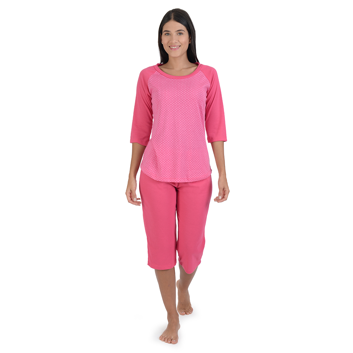 Pijama Mujer Nite Nite 402 Manga 3/4 y Pantalón Capri