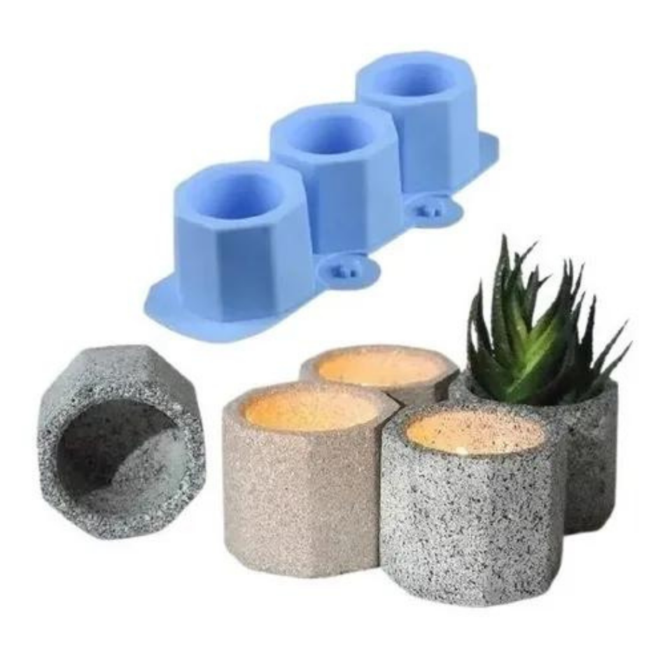 Moldes De Silicon Multiusos Para Maceta Hielo Vela Creativo Para Manualidades Y Decoracion