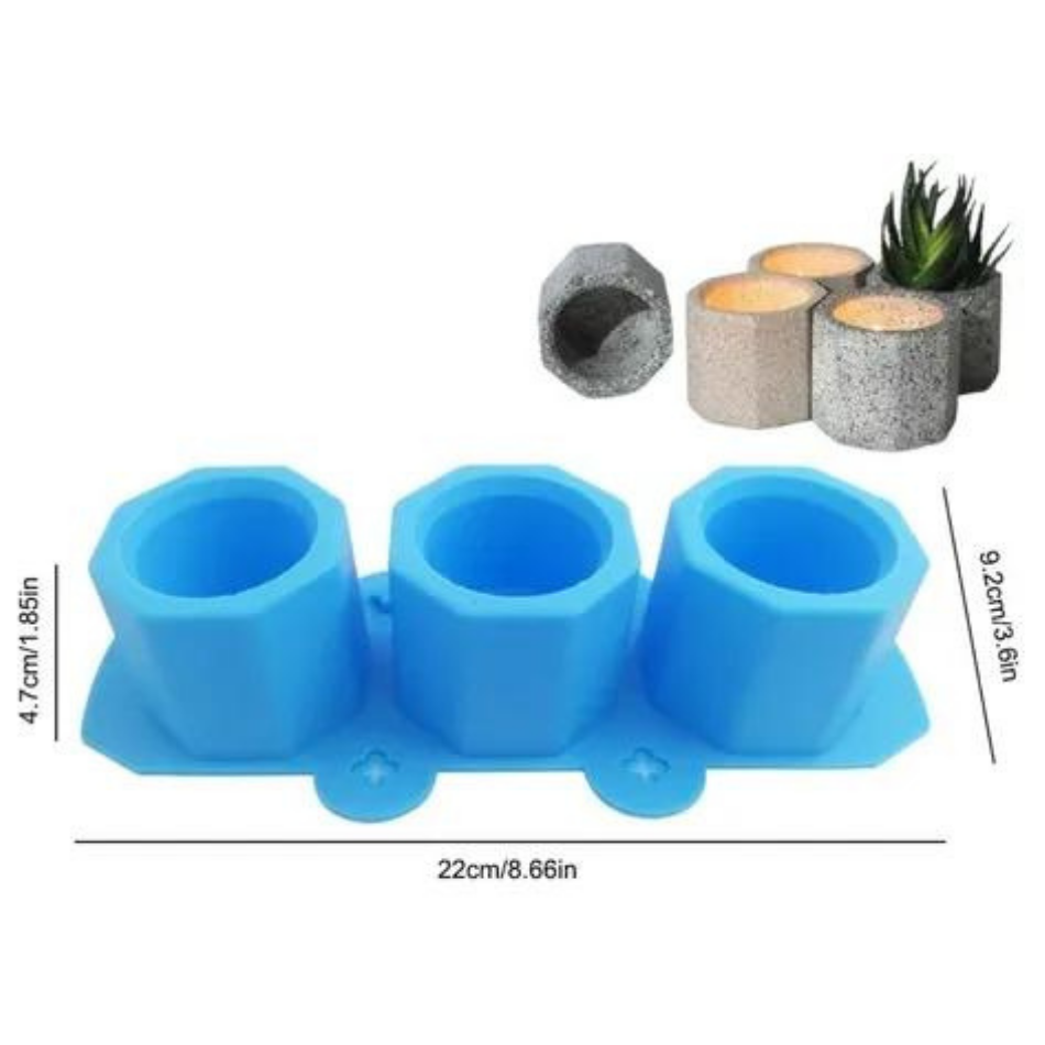 Moldes De Silicon Multiusos Para Maceta Hielo Vela Creativo Para Manualidades Y Decoracion