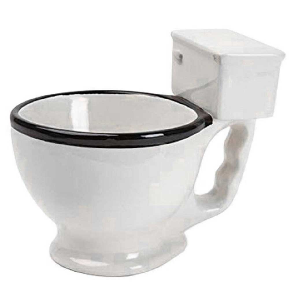 Taza Bowl De Cerámica En Forma De Wc Inodoro
