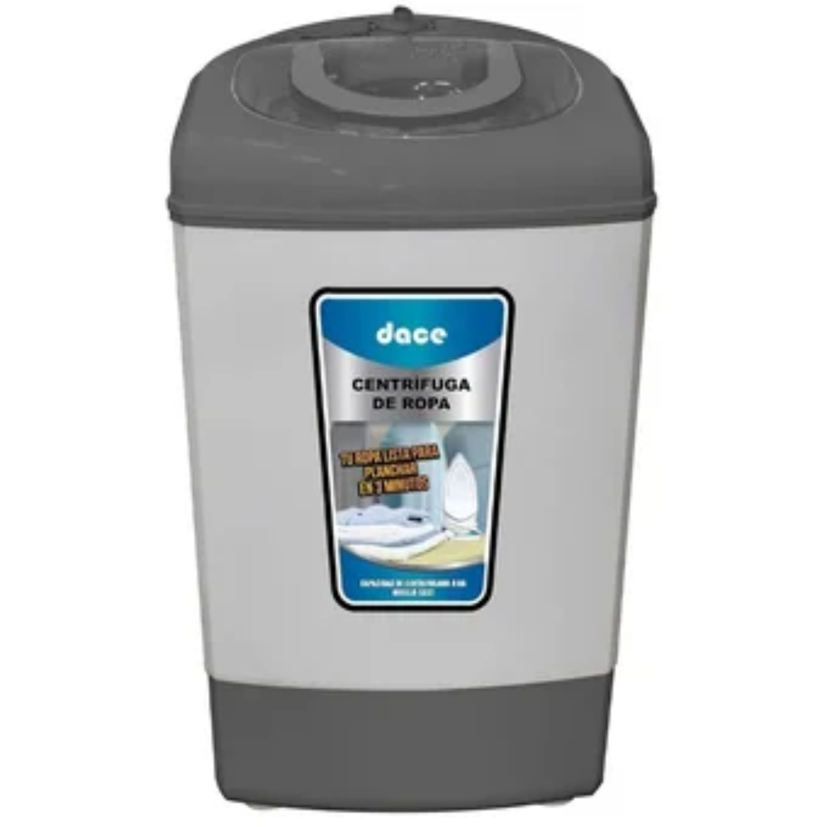 CENTRIFUGADORA DACE SD37 8KG BLANCA/GRIS ORT9**