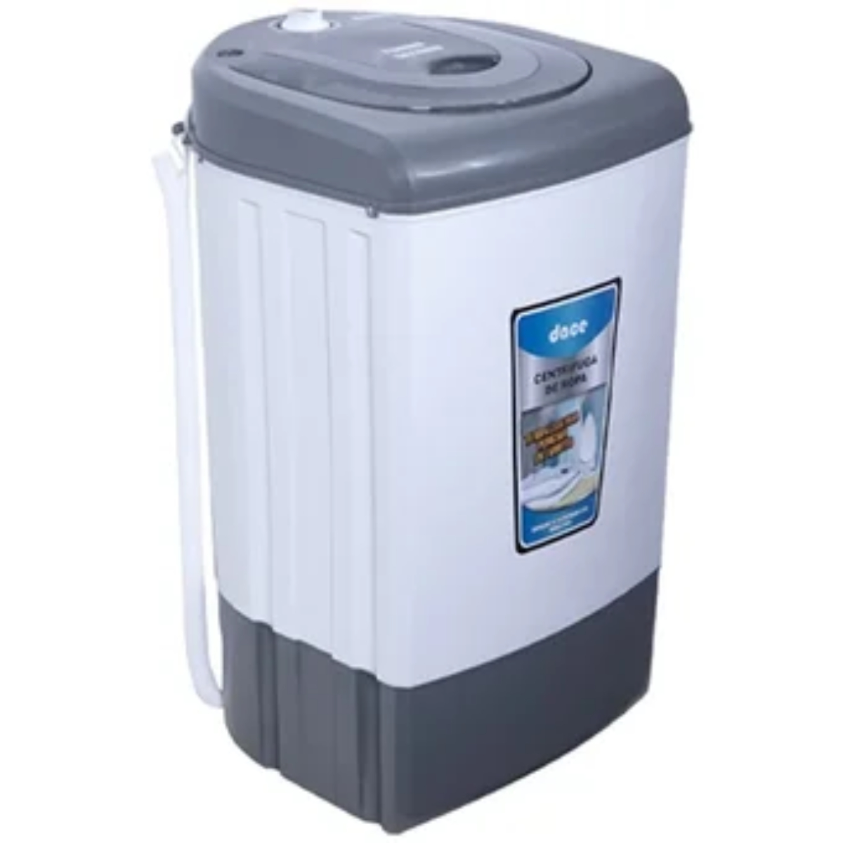 CENTRIFUGADORA DACE SD37 8KG BLANCA/GRIS ORT9**