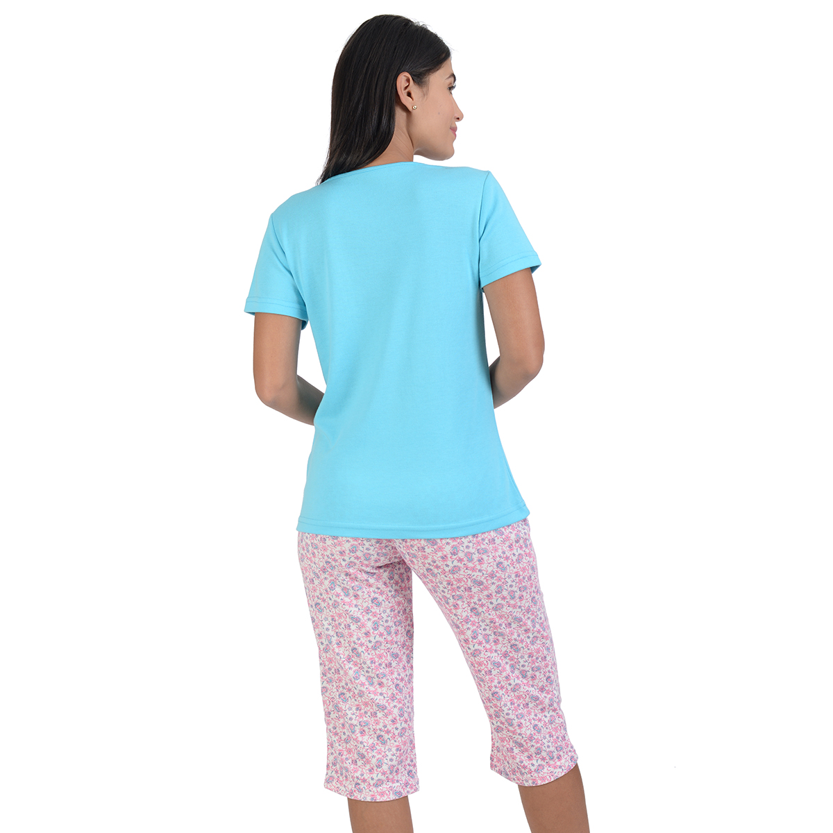 Pijama Mujer Nite Nite 602 Manga corta y Pantalón Capri