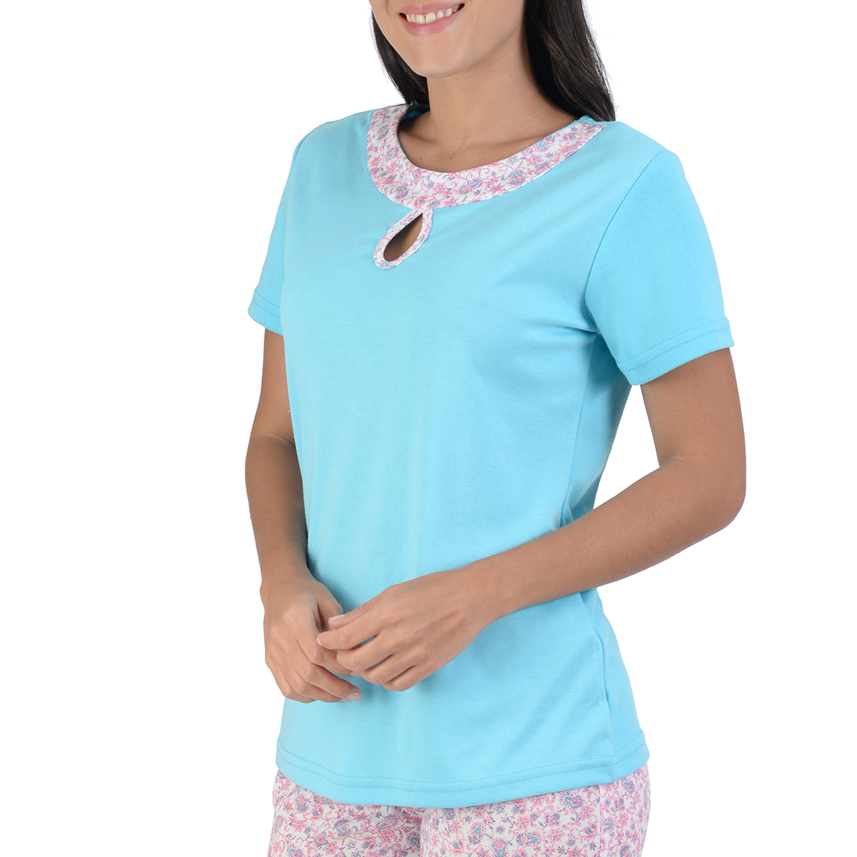 Pijama Mujer Nite Nite 602 Manga corta y Pantalón Capri